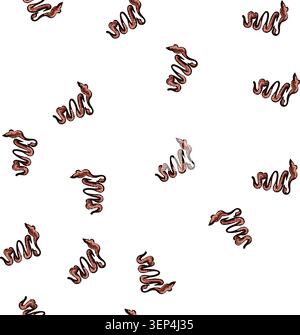 pattern ganache chocolate drip sause cartoon. decadent rich, smooth indulgent, homemade recipe ganache chocolate drip sause sign vector Stock Vector