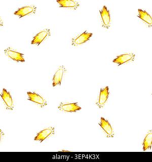 pattern blast gun flash cartoon. shot bullet, muzzle smoke, effect explosion blast gun flash sign vector Stock Vector