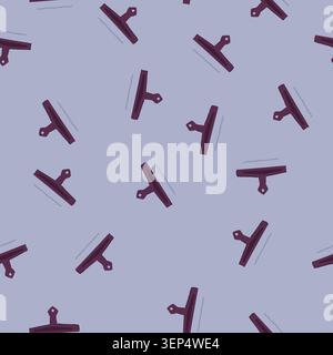 pattern tile notched trowel cartoon. adhesive floor, construction tiler, tiles cement tile notched trowel sign. seamless vector illustration Stock Vector