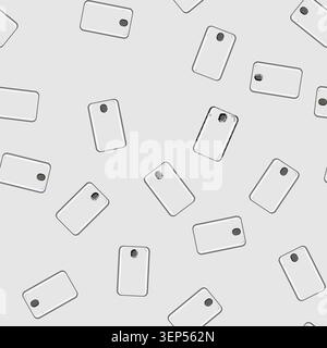 seamless pattern compact power bank wireless cartoon. efficient usb, qi technology, smartphone device compact power bank wireless sign vector Stock Vector