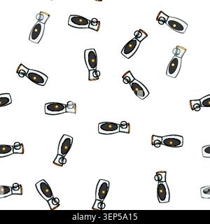 pattern nebulizer inhaler portable cartoon. device breath, medication relief, allergy airway nebulizer inhaler portable sign vector Stock Vector