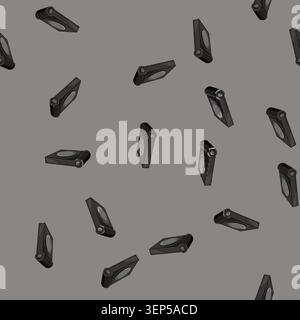 seamless pattern cooking stove camp cartoon. cooking stove camp sign vector Stock Vector