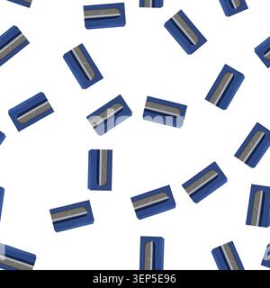 pattern blue pencil sharpen cartoon. blue pencil sharpen sign vector Stock Vector