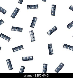 pattern electonic headphone amp cartoon. electonic headphone amp sign vector Stock Vector