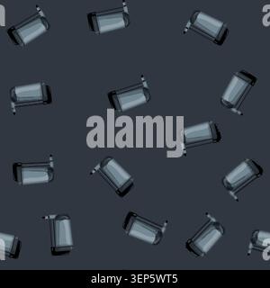 seamless pattern home water filter cartoon. home water filter sign vector Stock Vector