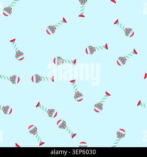 pattern kids bubblegum machine cartoon. vending cute, container retro, old sweet kids bubblegum machine sign. seamless vector illustration Stock Vector