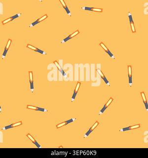 pattern technology interactive whiteboard pen cartoon. education teaching, learning digital, writing display technology interactive whiteboard pen sig Stock Vector