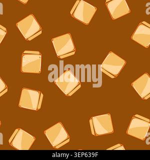 seamless pattern cooling ice cubes reusable cartoon. drinks stainless, steel silicone, plastic gel cooling ice cubes reusable sign vector Stock Vector