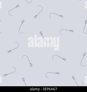 pattern efficient faucet low flow cartoon. conservation valve, handle spout, bathroom kitchen efficient faucet low flow sign. seamless vector illustra Stock Vector