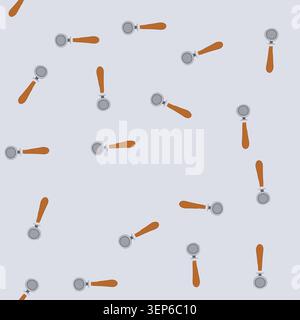 pattern cafe portafilter coffee cartoon. bar filter, logo italy, tamper shop cafe portafilter coffee sign. seamless vector illustration Stock Vector