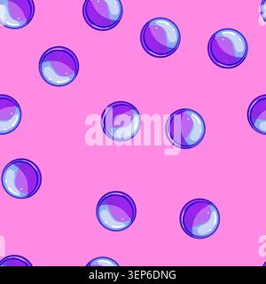 seamless pattern frame round game button cartoon. app banner, download modern, menu sign frame round game button sign vector Stock Vector