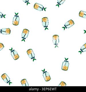 pattern bank coin jar cartoon. business growth, glass economy, cash bottle bank coin jar sign vector Stock Vector