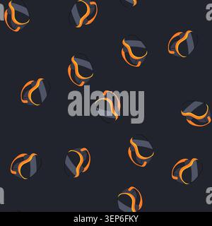 pattern interactive augmented reality ar glasses cartoon. digital experience, future vision, holographic sensor interactive augmented reality ar glass Stock Vector