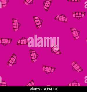 seamless pattern baggage fitness bag cartoon. baggage fitness bag sign vector Stock Vector