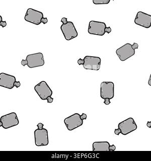 pattern hurt bottle pain relief cartoon. suffering throbbing, twinge cramp, sting pang hurt bottle pain relief sign vector Stock Vector