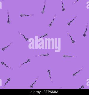 pattern monopod selfie stick cartoon. self black, take, flash pictogram monopod selfie stick sign. seamless vector illustration Stock Vector
