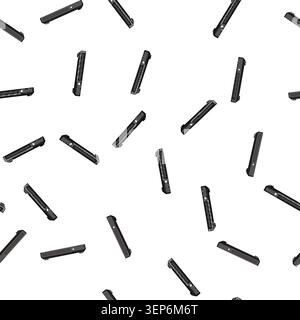 pattern equipment dvd player cartoon. cd disk, entertainment technology equipment dvd player sign vector Stock Vector