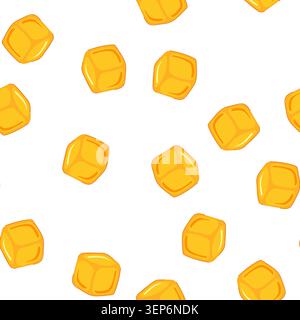 pattern silicone ice cubes reusable cartoon. plastic gel, nontoxic dishwasher, freezer durable silicone ice cubes reusable sign. seamless symbol vecto Stock Vector