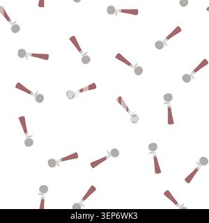 pattern machine portafilter coffee cartoon. bean cup, cafe bar, filter logo machine portafilter coffee sign. seamless symbol vector illustration Stock Vector