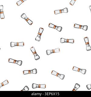 pattern cold ice drip coffee cartoon. cold ice drip coffee sign vector Stock Vector