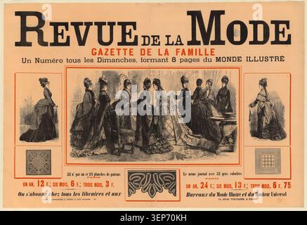 Revue de la fashion, Gazette de la Famille, 1874, 3rd Année, no