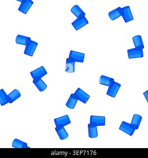 pattern protection earplugs noise cartoon. protection earplugs noise sign vector Stock Vector