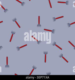 pattern doodle brick chisel cartoon. sketch tablet, wood building, helmet mason doodle brick chisel sign. seamless vector illustration Stock Vector