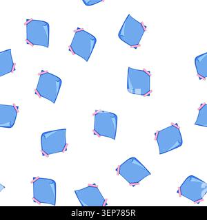 pattern reminder pinned paper notes cartoon. to do, list memo, important task reminder pinned paper notes sign vector Stock Vector