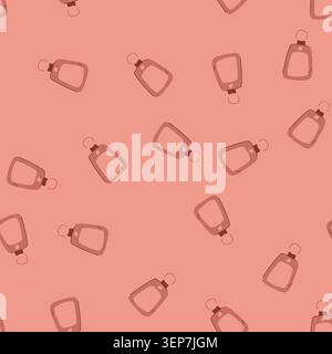 pattern clip clasp jewelry cartoon. gold hook, claw buckle, jewellery bag clip clasp jewelry sign. seamless vector illustration Stock Vector