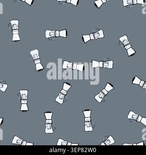 seamless pattern glass ice drip coffee cartoon. glass ice drip coffee sign vector Stock Vector