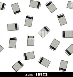 pattern computer pen display cartoon. graphic device, equipment computer pen display sign vector Stock Vector