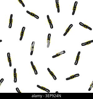 pattern flash headlamp flashlight cartoon. flash headlamp flashlight sign vector Stock Vector
