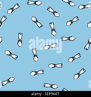 seamless pattern medication inhaler portable cartoon. relief allergy, airway therapy, compact handheld medication inhaler portable sign vector Stock Vector