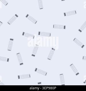 pattern pay receipt cartoon. supermarket money, shop buy, transaction store pay receipt sign. seamless vector illustration Stock Vector