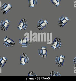seamless pattern air vacuum pump cartoon. hvac system, technician industry, gauge water air vacuum pump sign vector Stock Vector