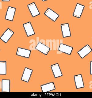 pattern board interactive smartboard cartoon. screen school, classroom digital, class projector board interactive smartboard sign. seamless vector ill Stock Vector
