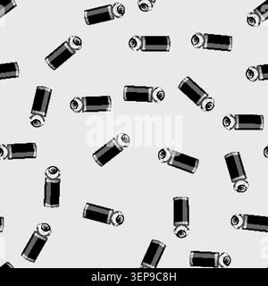 seamless pattern computer table web camera cartoon. business lens, equipment digital computer table web camera sign vector Stock Vector