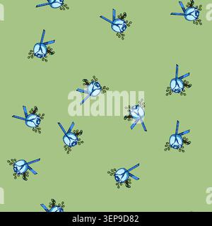 seamless pattern floral boutonniere cartoon. corsage groom, flower accessory, rose tradition floral boutonniere sign vector Stock Vector