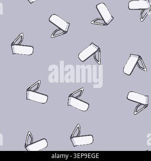 seamless pattern hygiene toilet seat cartoon. cover lid, comfort installation, cleaning durability hygiene toilet seat sign vector Stock Vector