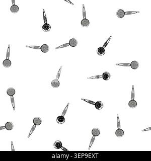 pattern clean shower head cartoon. wash falling, modern spray, object spa clean shower head sign vector Stock Vector