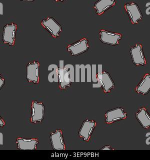 seamless pattern business cooling pad cartoon. office digital, notebook device, connection electric business cooling pad sign vector Stock Vector