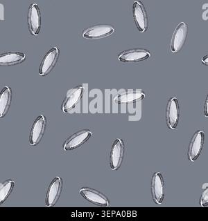 seamless pattern diet marble tray cartoon. diet marble tray sign vector Stock Vector