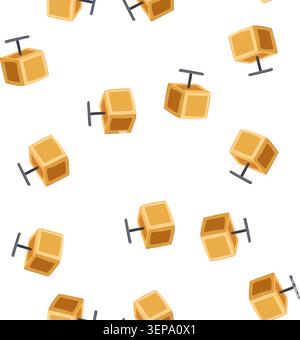pattern power tnt bomb cartoon. impact force, ignition shockwave, devastation energy power tnt bomb sign. seamless symbol vector illustration Stock Vector