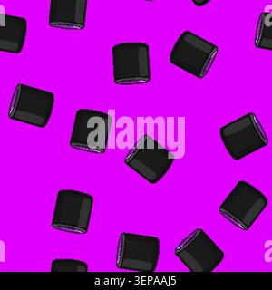 seamless pattern internet smart speaker cartoon. internet smart speaker sign vector Stock Vector