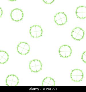 pattern ui futuristic aim cartoon. target digital, tech military, frame interface ui futuristic aim sign vector Stock Vector