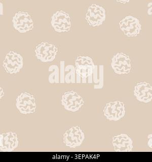 pattern creme meringue cartoon. custard sweet, swirl pastry, topping blue creme meringue sign. seamless vector illustration Stock Vector