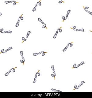 pattern take rocket launch smoke cartoon. space stastronaut, stream spaceship, contrail startup take rocket launch smoke sign vector Stock Vector