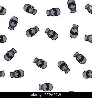 pattern fashion ski mask cartoon. style accessory, balaclava cover, headwear thermal fashion ski mask sign vector Stock Vector