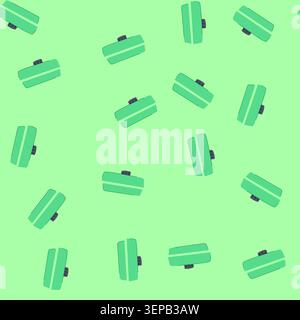 pattern container plastic tank cartoon. factory rainwater, waste industry, wastewater recycle container plastic tank sign. seamless vector illustratio Stock Vector