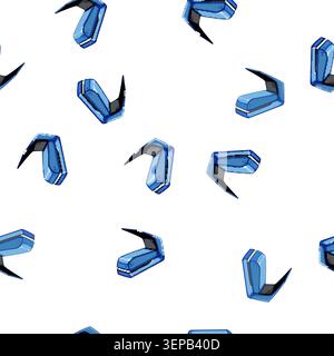 pattern vehicle stapler cartoon. transportation industrial, work storage, equipment construction vehicle stapler sign vector Stock Vector
